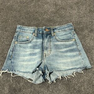 Divided | High Rise Jean Shorts
